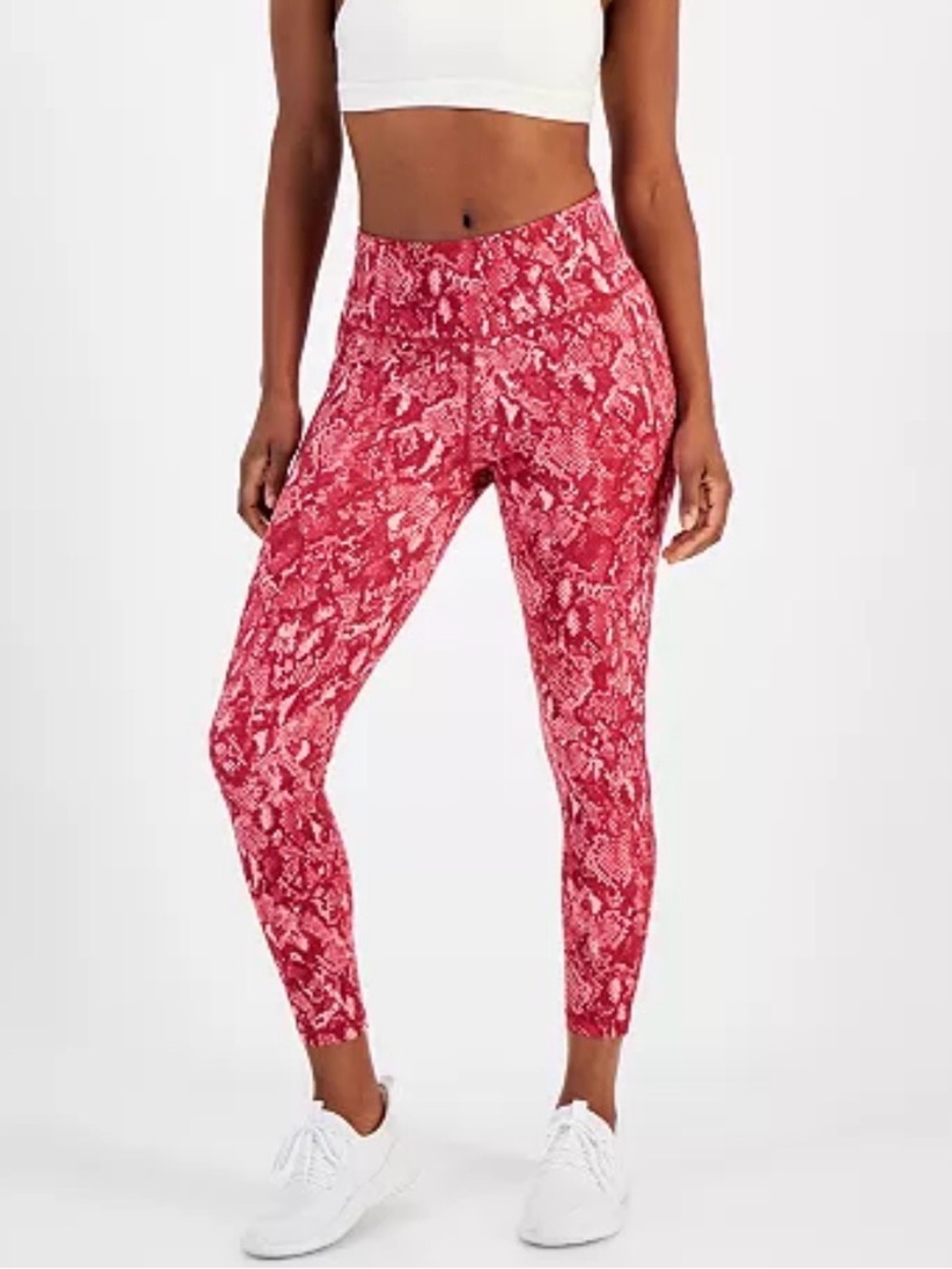 Ideology High-Rise Red Snake Print Leggings